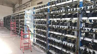 Overview of a modern cryptocurrency mining farm