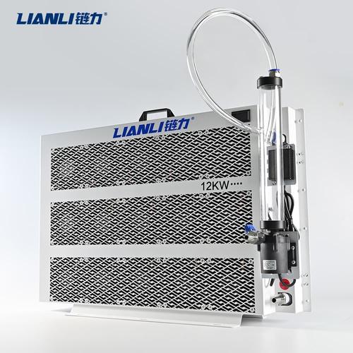 High-performance mining rigs arranged in a rack ready for deployment