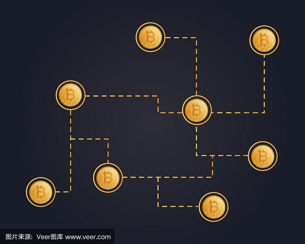Bitcoin symbol hovering over a digital mining rig setup